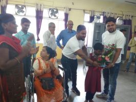 नैब दृष्टिबाधित बालिका पुनर्वास केंद्र का स्थापना दिवस एवं शाला प्रवेश कार्यक्रम